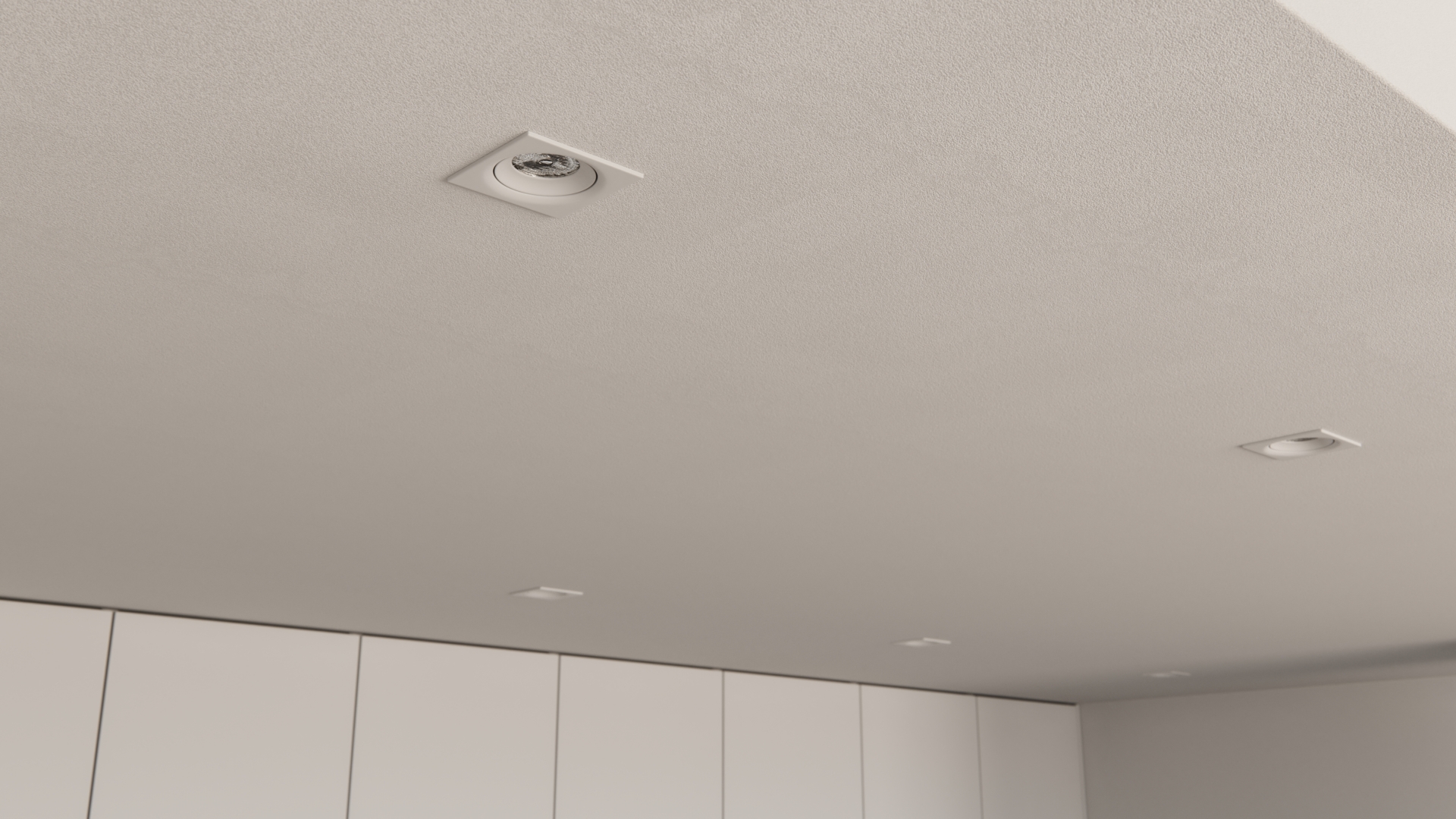 Square Matte Ceiling Fixture